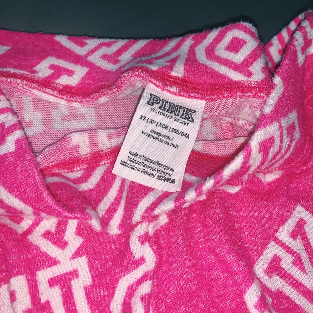 Pink stretchy sleepwear pants ( XS )